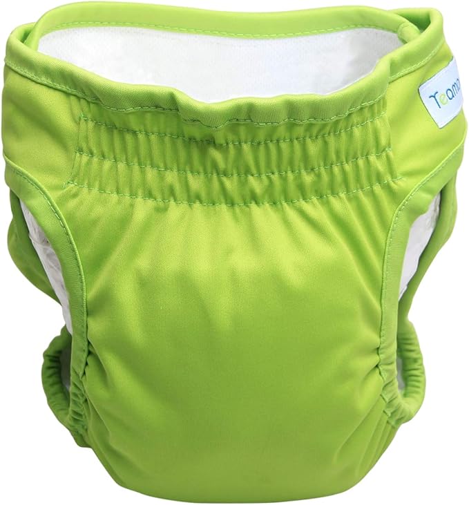 Teamoy 4pcs Washable Female Dog Diapers, Reusable Doggie Diaper Wraps for Female Dogs, Super-Absorbent and Comfortable, XS