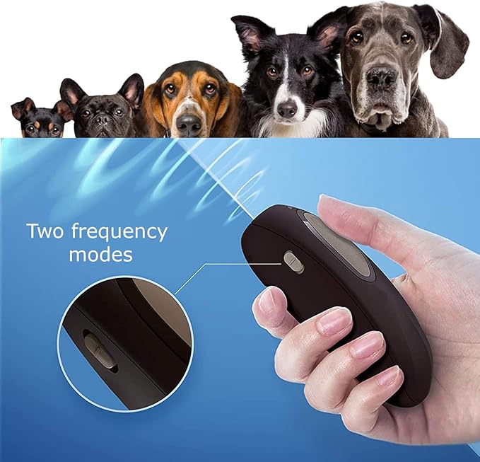 Altatac Anti Barking Device, Dog Barking Control Device, Ultrasonic Dog Bark Deterrent Device Stops Bad Behavior, 16.4 Ft Effective Control Range Safe for Human & Dogs