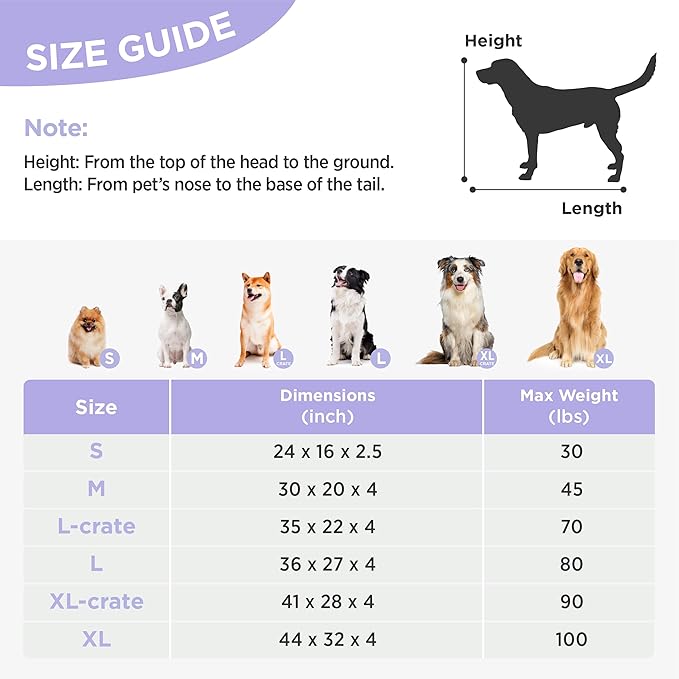 LE SURE Extra Large Dog Bed-Thick Shredded Chopped Foam Pet Bed as Gift for Indoor with Removable Cover, Cute Modern Fuzzy Plush & Anti Slip Bottom,Bow Pink