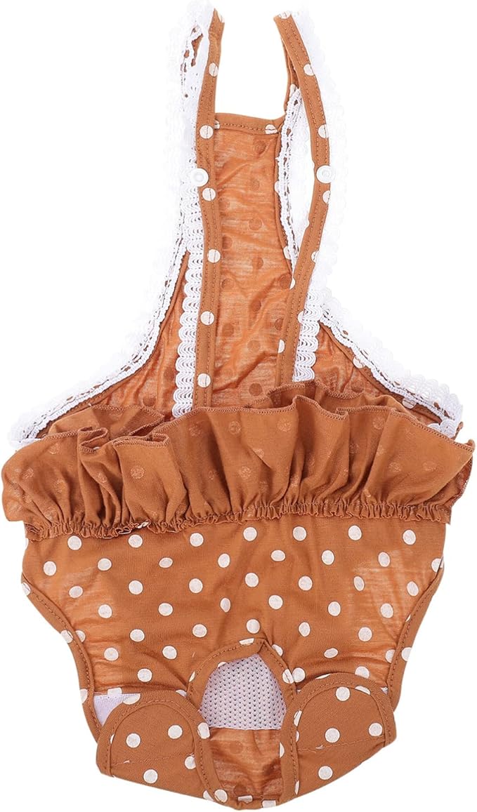 balacoo 1pc Pet Pantie for Female Dogs Comfortable Dog Diaper Panty Cute Design for Menstruation Keeps Pets Tidy for Heat Pregnancy Prevention