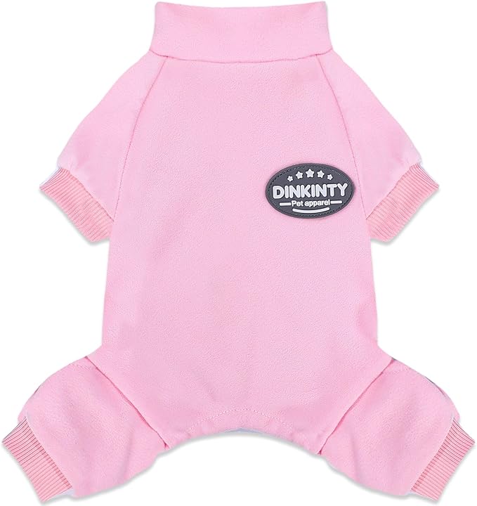 Puppy Sweater Dog Sweater for Small Dogs Girl Boy Winter Warm Soft Dog Pajamas Stretchy Jumpsuit Doggie Pet Clothes Outfits XXS~L (Pink, XX-Small)