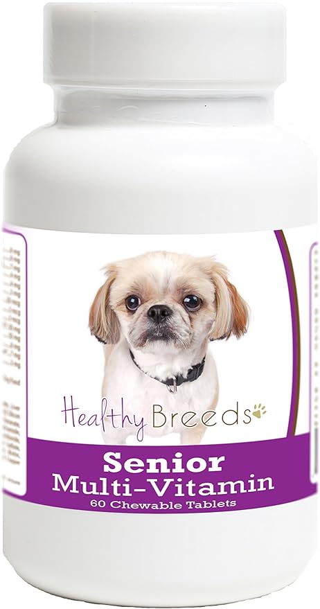 Healthy Breeds Peekapoo Senior Dog Multivitamin Tablets 60 Count