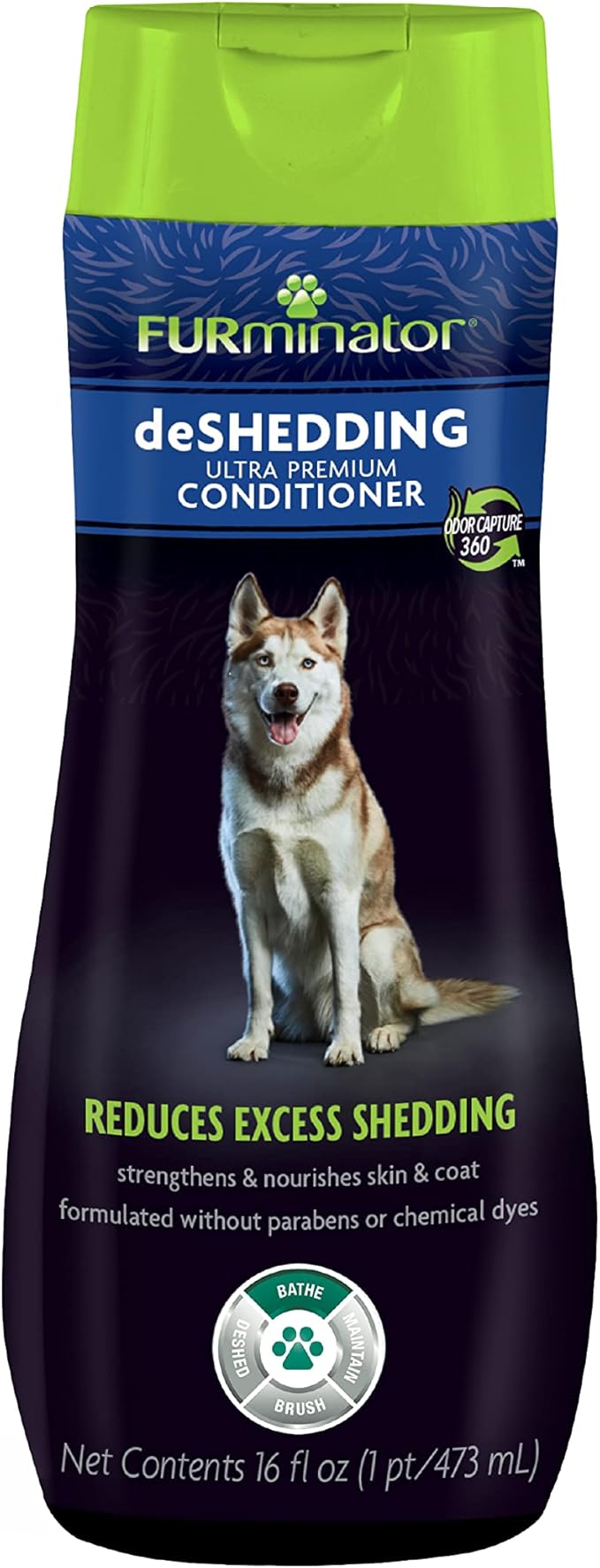FURminator Medium Dog Undercoat Deshedding Tool Ultra Premium Deshedding Conditioner for Dogs
