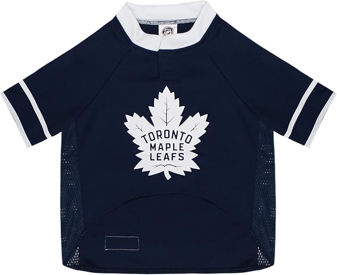 NHL Toronto Maple Leafs Jersey for Dogs & Cats, X-Small. - Let Your Pet Be A Real NHL Fan! (Pack of 2)