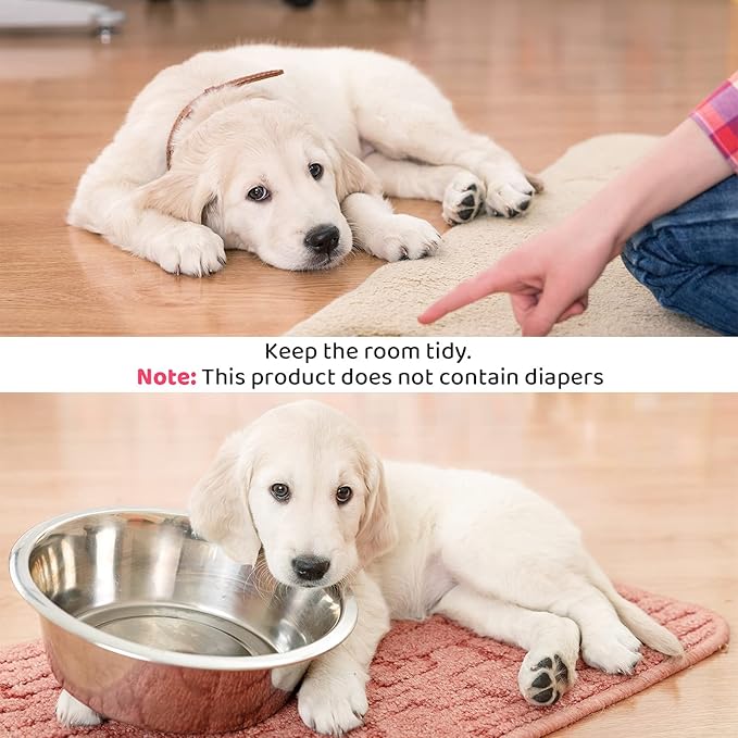3 Pieces Reusable Dog Diapers Female Dog Period Diapers Washable Puppy Sanitary Panties with Adjustable Suspender Pet Underwear Jumpsuits for Female Doggy Doggie Puppy(M)