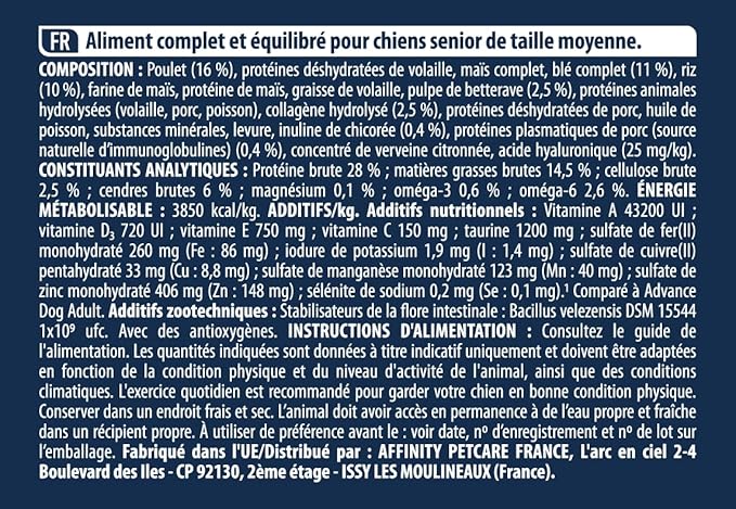 Advance Medium Senior 12 kg