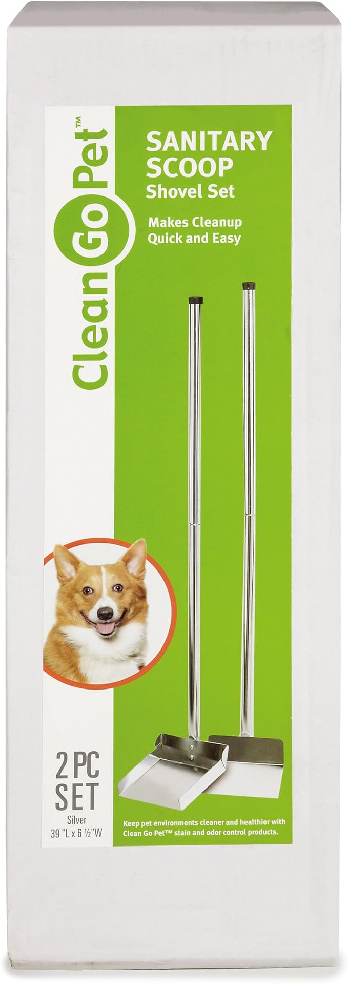 Clean Go Sanitary Dog Poop Scooper, 36” Length