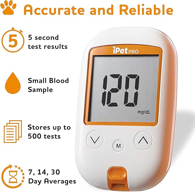 iPet PRO Blood Glucose Test Strips (Blood Glucose 25 ct. Test Strips)