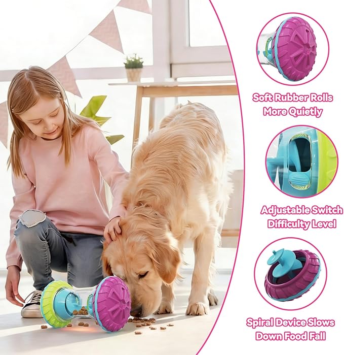Interactive Dog Puzzle Toys for Small Medium Large Breed - Durable Smart Puppy Enrichment Dogs Toy to Keep Them Busy, Mental Brain Stimulation Treat Dispensing Training & Slow Feeder by MateeyLife