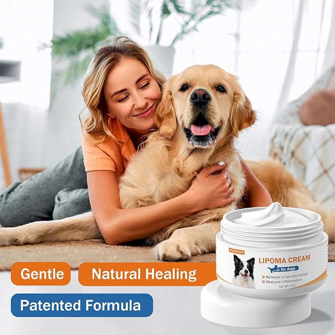 Lipoma Cream for Dogs with DMSO and MSM, Natural Lump & Bump Relief, Reduces Swelling, Soothes Inflammation, Supports Healthy Skin for Dog, Helps Buddy Regain Energy, Guard away from Lumps and Bumps