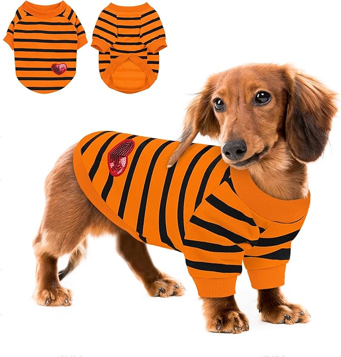 Queenmore Large Dog Shirt,Soft Breathable Dog Shirt for Dogs Cats Boy Girl,Pet Clothes for All Season,Breathable Lightweight Pet Tshirt for Frenchie, Dachshund, Yorkie