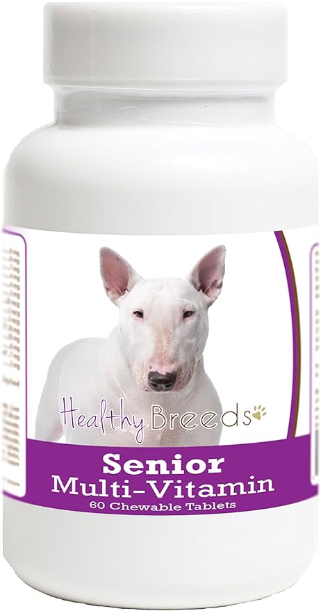 Healthy Breeds Bull Terrier Senior Dog Multivitamin Tablets 60 Count