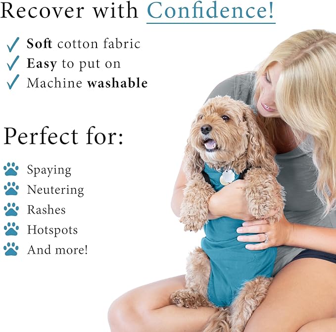 BellyGuard Dog Surgery Recovery Suit, Dog Onesie for Post-Op Care, Recovery Apparel for Female and Male, Surgical Body Cover for Canine Healing Support