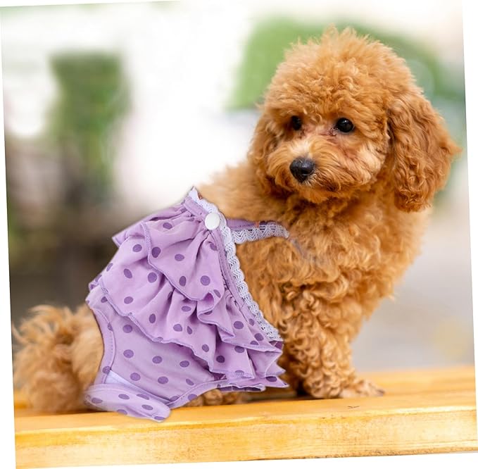 1pc Pet Diaper for Dogs Sanitary Pants Breathable Material for Leak Protection for Female Dogs During Menstruation