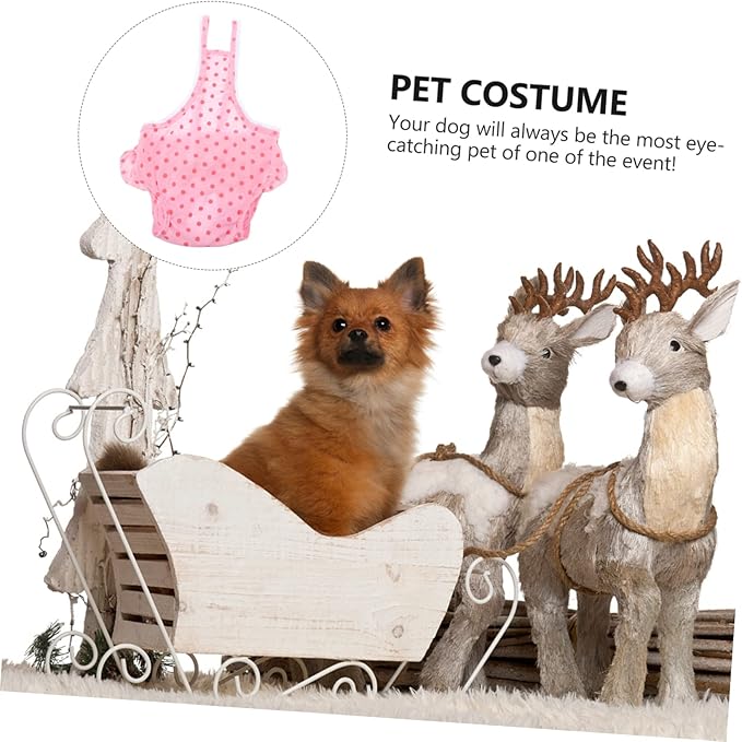 1pc Dog Diaper Pants for Female Dogs Comfortable Underpant for Menstruation Breathable and Absorbent Pet Supply Prevents Pregnancy During Estrus