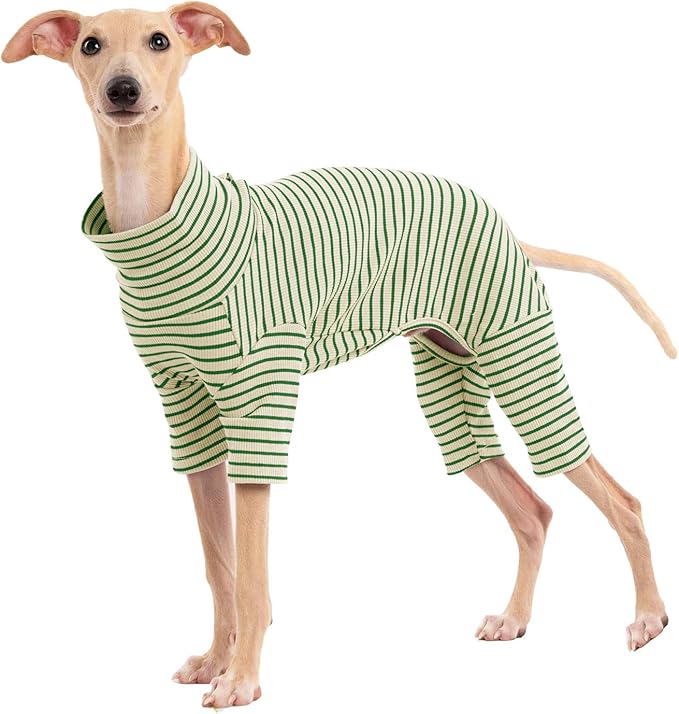 Dog Sweaters for Small Dogs Girls Boys, Striped Pet Sweaters for Fall Winter Dog Clothes, Turtleneck Pullover Knitwear for Small Medium Large Dogs