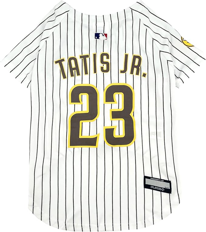MLBPA Fernando Tatis Jr. Pet Jersey - San Diego Padres Mesh Cat Jersey, Large