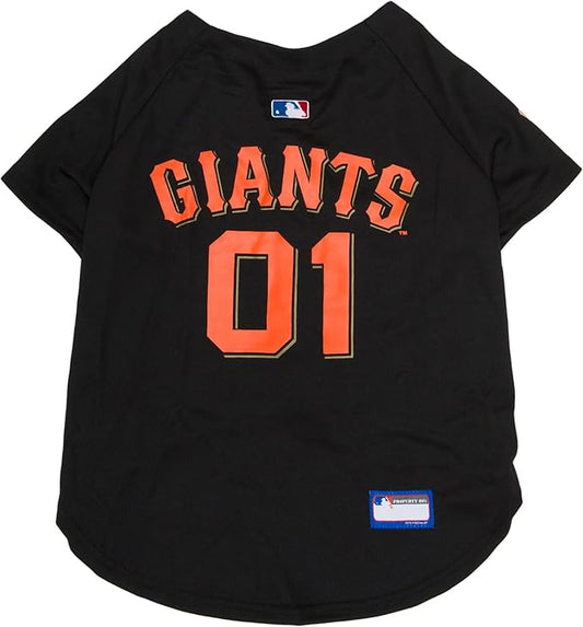 Official MLB San Francisco Giants Pet Jersey for Dogs & Cats, Size Small - Stylish Baseball Jersey for Your Furry Fan- Show Off Team Spirit with The Perfect Fan Apparel Gear for Pet, Dog & Cat