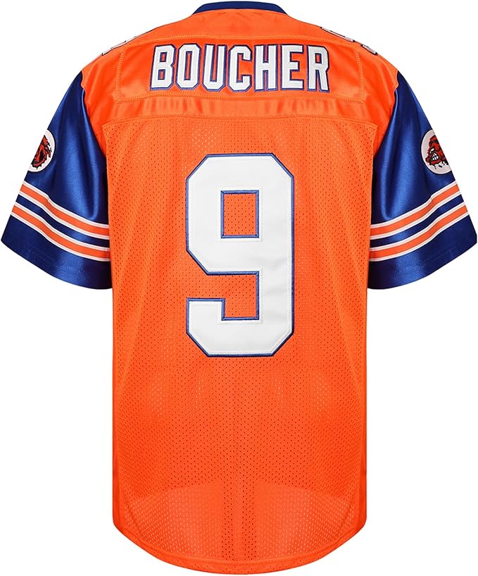 Phoneutrix Bobby Boucher #9 The Waterboy Adam Sandler Movie Mud Dogs Bourbon Bowl Football Jersey