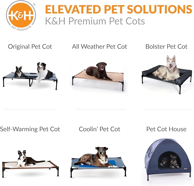 K&H Pet Products Pet Cot Canopy (Cot Sold Separately) Tan Small 22 X 17 Inches