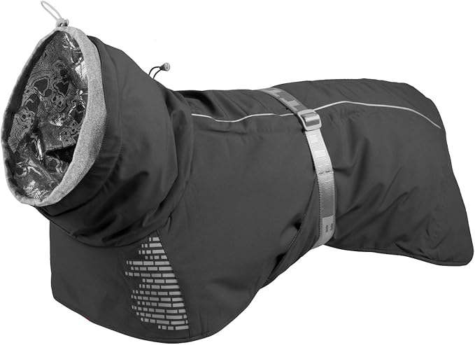 Hurtta Extreme Warmer, Dog Winter Jacket, Granite, 22 in