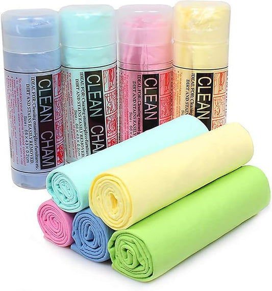 GabeFish Super Absorbent Shammy Dog Towels Quick Dry Eco-Friendly Soft Multifunctional Pets Cats Towel Packs Small 3PC