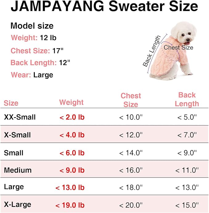 Dog Sweater, 2 Pack Dog Sweaters for Small Dogs or Cats, Girl or Boy, Warm Dog Clothes Shirt Coat for Winter Christmas (Green, Red, XX-Small)