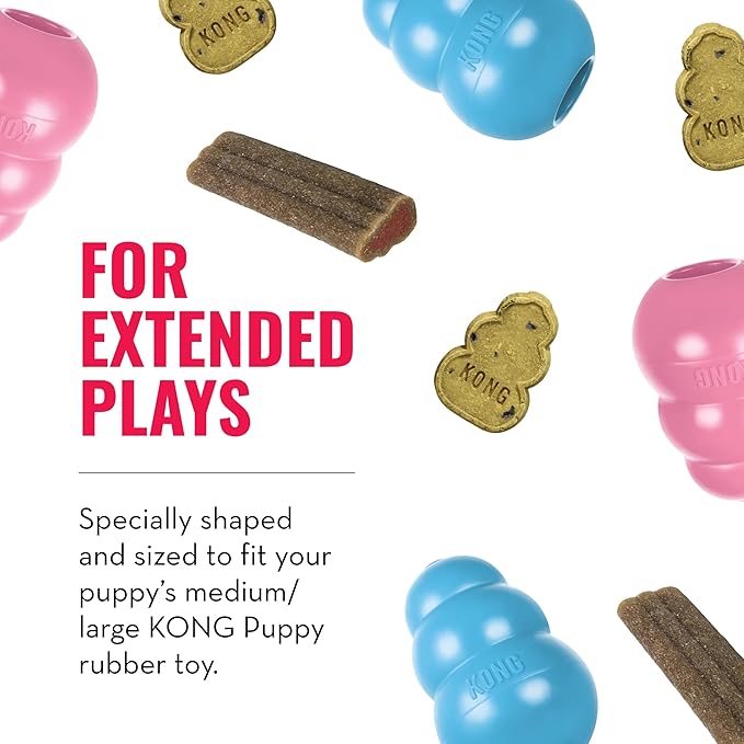 KONG - Dog Treat Combo - Easy Treat, Snacks and Ziggies - Puppy Treats for Medium/Large Puppies