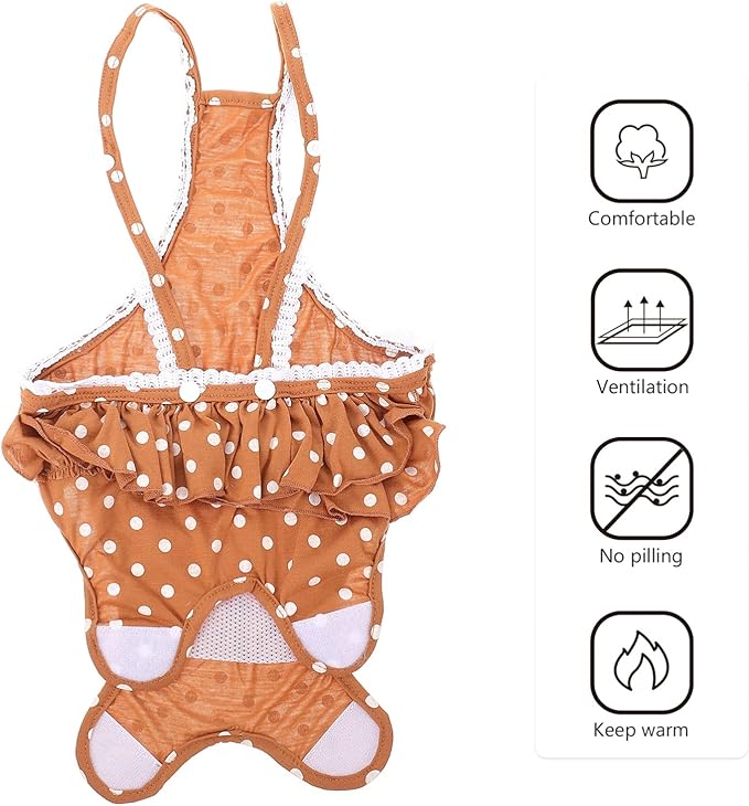 balacoo 1pc Pet Pantie for Female Dogs Comfortable Dog Diaper Panty Cute Design for Menstruation Keeps Pets Tidy for Heat Pregnancy Prevention