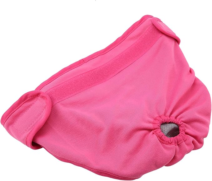 SUNGOOYUE Reusable Dog Diapers Female, Polyester Elastic Dog Physiological Pants with Adjustable Fit for Heat Cycle 11.8-29.5in for Small Medium Large Dogs (M)