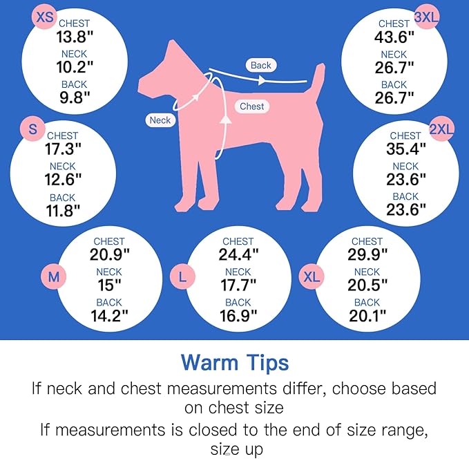 XS Dog Winter Coat with Harness Built in - Turtleneck with Sleeves| Reflective Water-Repellent Jackets for Cold Night,Warm Snow Suit for Snowy Day,Chihuahua (Light Pink)