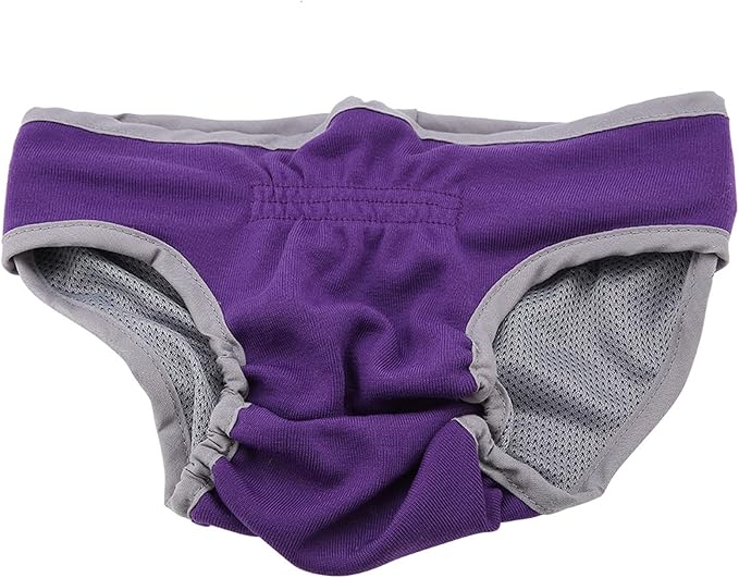 Yinhing Dog Female Physiological Pants Premium Polyester Underwear Pet Sanitary Diaper Elastic Band Hook Hoop Closure Small Medium Large Dogs (S)
