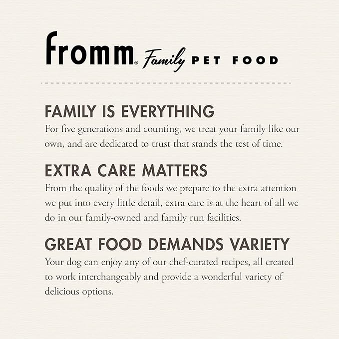 Fromm Four-Star Nutritionals Game Bird Dog Food - Premium Dry Dog Food - Turkey Recipe - 4 lb