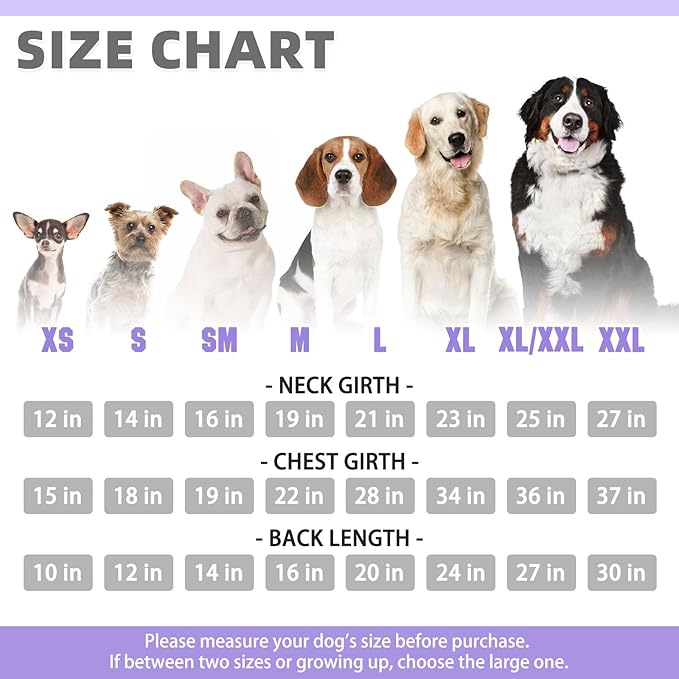 KOOLTAIL Dog Hoodie for Large Medium Small Dogs,Soft&Warm Pet Sweater with Leash Hole and Pocket Boy Girl, Puppy Fall Winter Jacket Clothes,French Pitbull Cold Weather Coat Sweatshirt,Lavender S