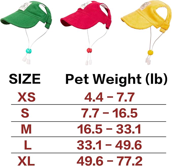 Pet Dog Baseball Cap, Cat Hat, Cat Dog Sun Cap with Ear Holes, Adjustable Puppy Outdoor Sun Hat (Purple, X-Small)