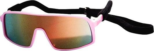 G010 Dog Pet Turbo Sports Sunglasses Medium Breeds 20-40 lbs (Sports Turbo Pink-Pink mr)