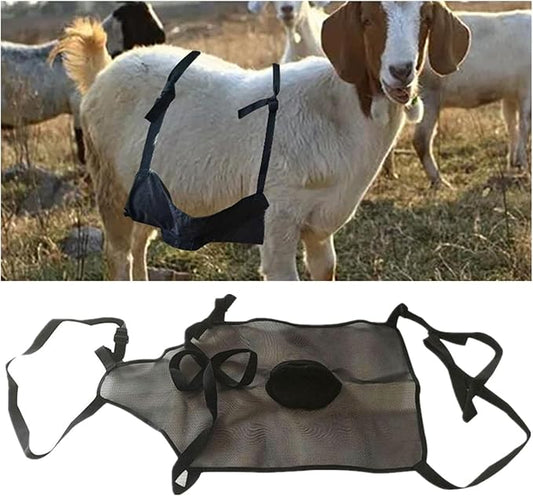 Goat Anti Breeding Apron, Anti Mating Skirt for Sheep & Goats, Animal Supplies, Livestock Clothing with Adjustable Strap, Prevent Unwanted Breeding