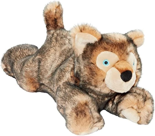 Fluff & Tuff Lobo Wolf Pup Plush Dog Toy,All Breed Sizes