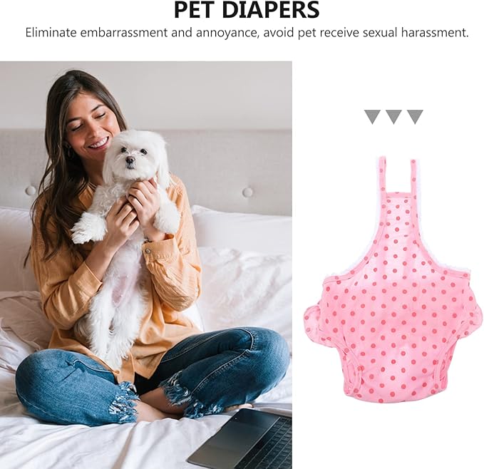 1pc Pet Dog Physiological Nappies Comfortable Menstrual Underwear for Female Dogs Cute Design for Puppies and