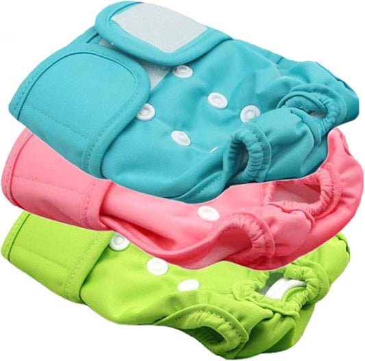 Female Dog Panty for Estrus | Waterproof and Anti-Disturbance Washable Cloth Diaper | Reusable Dog Diaper | Universal for Small/Medium/Large Dogs (L)