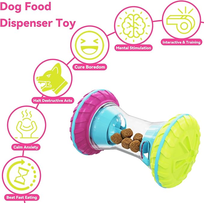 Interactive Dog Puzzle Toys for Small Medium Large Breed - Durable Smart Puppy Enrichment Dogs Toy to Keep Them Busy, Mental Brain Stimulation Treat Dispensing Training & Slow Feeder by MateeyLife