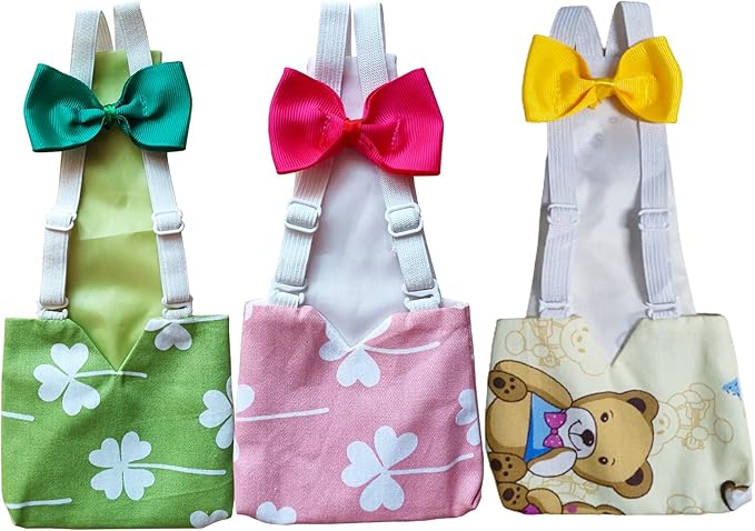3 Pcs Small Chicken Diapers(XS), Duckling Duck Diapers for Real Ducks Hens, Waterproof and Adjustable, Chicken Accessories Poultry