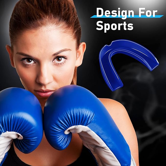 BBTO 20 Pieces Sports Mouth Guard Boxing Mouth Protection Athletic Mouthpiece for Football Basketball Hockey Karate Rugby Match(Classic Colors Set,Adult (11 yrs & Above))