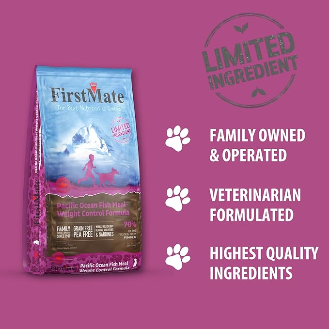 Firstmate Pet Foods Pacific Ocean Fish Senior/Weight Control, 14.5 Pounds