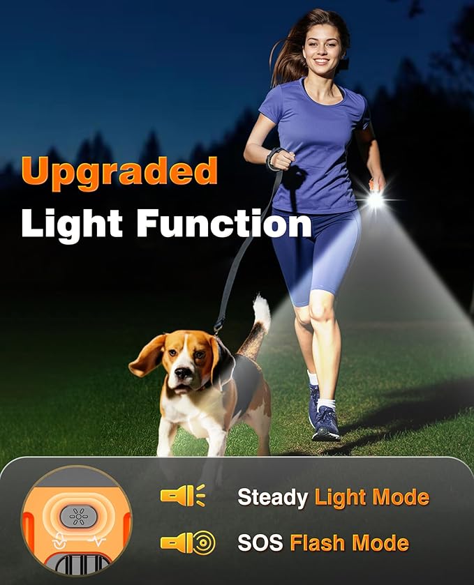 Dog Bark Deterrent Devices, 2025 Upgraded 3x Sonic Emitters Anti Barking Device for Own Or Neighbor's Dog, Safe & Effective Portable Ultrasonic Dog Bark Shield Rechargeable Dog Barking Silencer