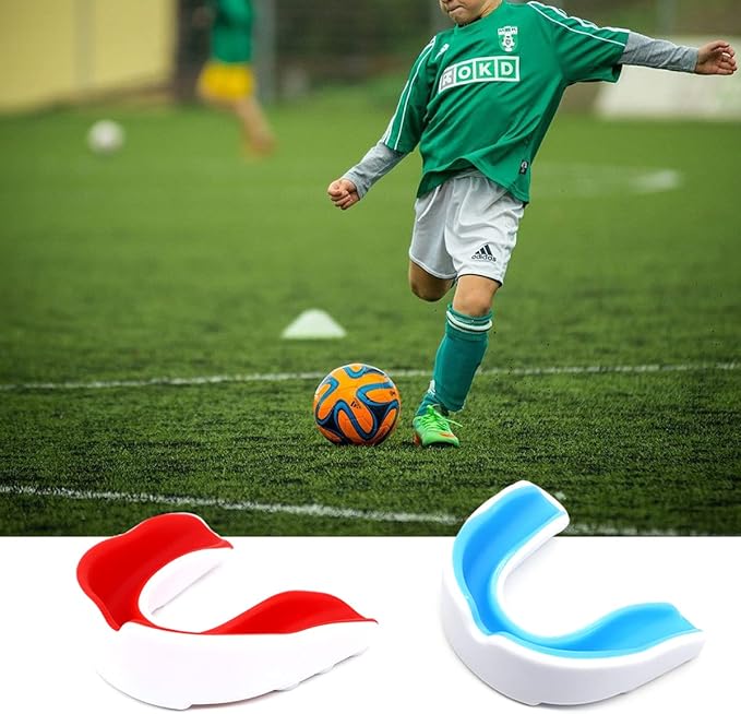 Sports Mouth Guard for Kids and Youth,2 Pcs Boys Girls Mouthguard with Case (BPA Free) for Boxing Football Hockey Karate Rugby