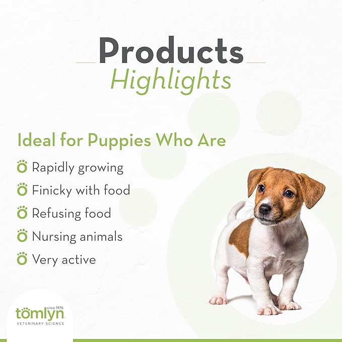 Tomlyn Nutri-Cal Malt-Flavored High-Calorie Nutritional Gel for Puppies, Helps Support a Healthy Appetite Providing Extra Calories, Vitamins & Minerals in a Tasty Supplement, 4.25oz-3 Pack