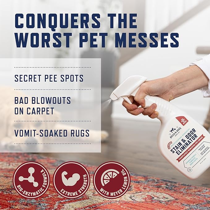 Rocco & Roxie Pet Extreme Stain & Odor Eliminator & Oxy Stain Remover Bundle