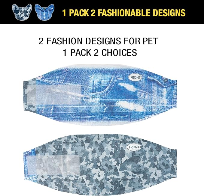 Dono Dog Diapers Male Disposable Male Dog Wraps, Wider Doggie Puppy Diapers, Male Belly Bands, Super Absorbent, Leak-Proof Fit, Excitable Urination, Incontinence, Large 24ct