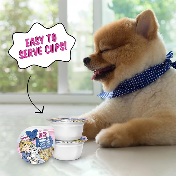Weruva Best Fido Friend Fun Size Meals for Dogs, Wham Bam, 2.75oz Cup, Pack of 12